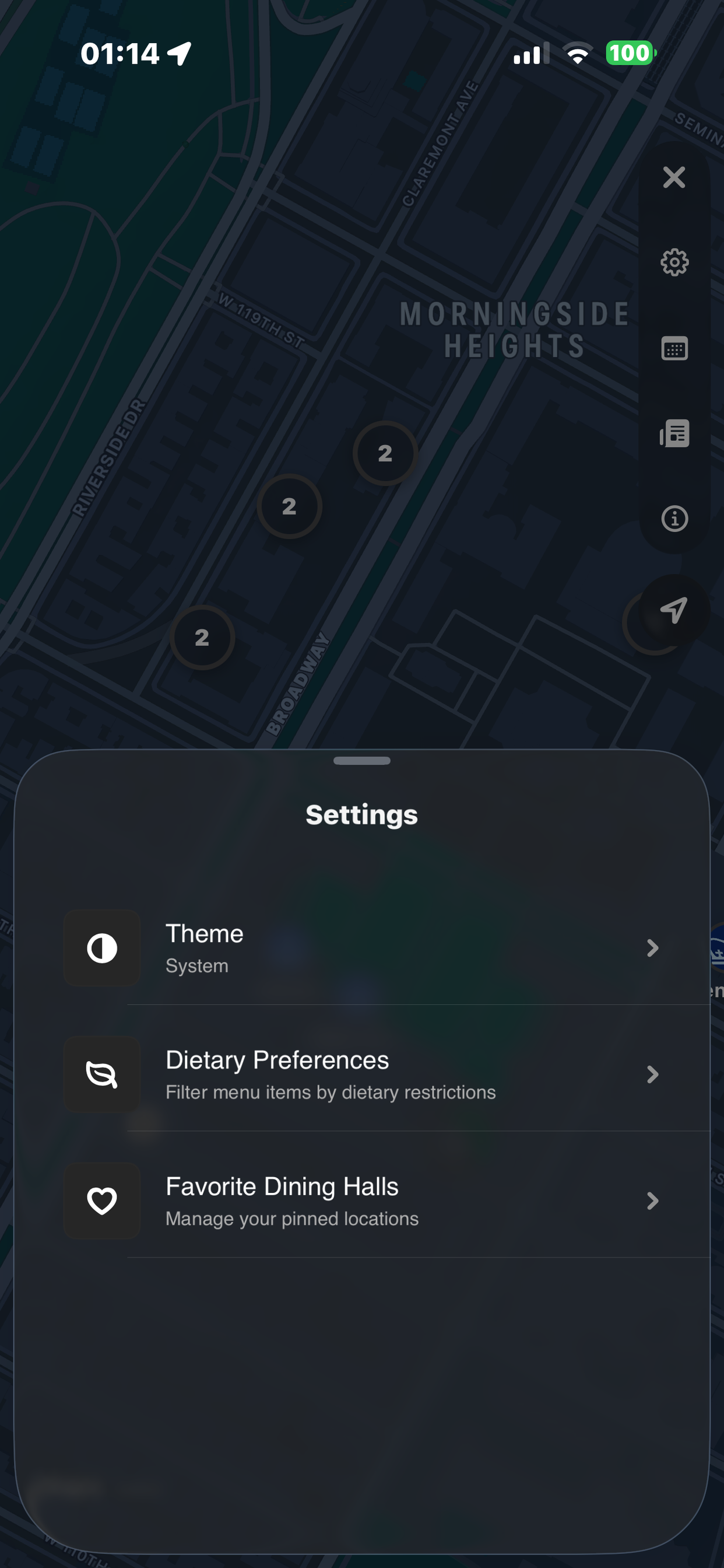 Change your preferences